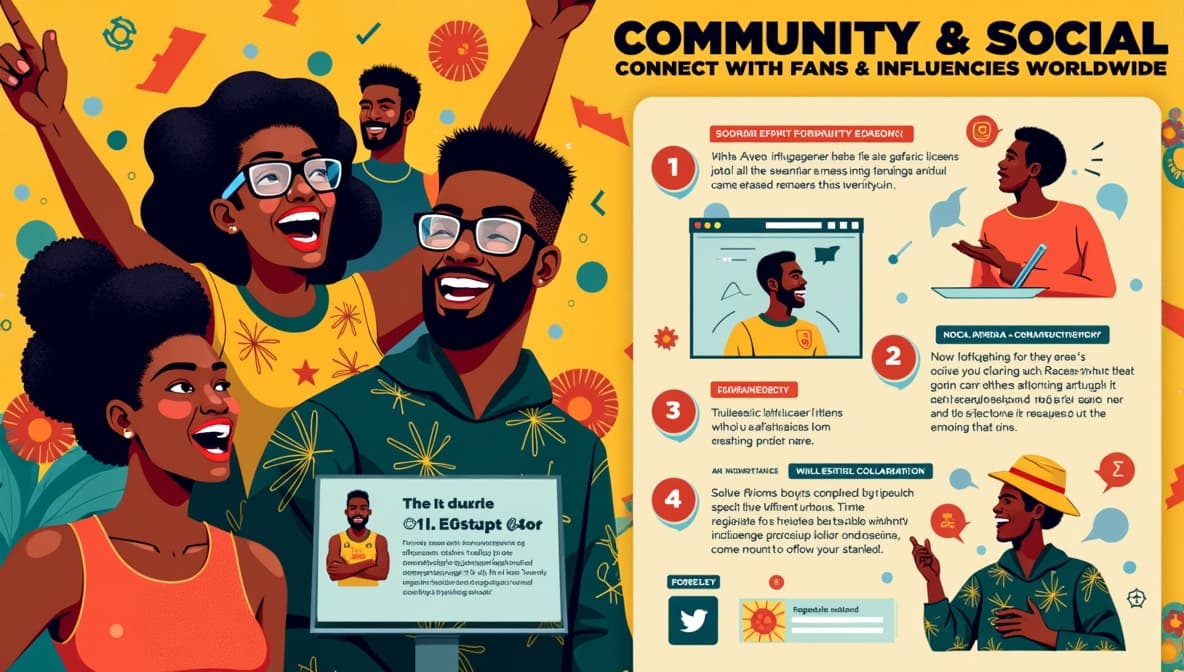 AfroBall Connect community and social features
